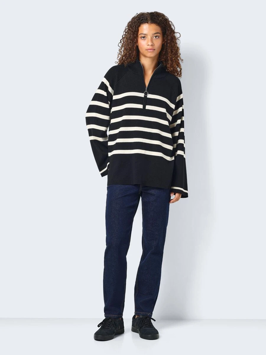 Noisy May STRIPED KNITTED PULLOVER 5 Noisy May STRIPED KNITTED PULLOVER - Image 3