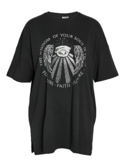 Noisy May SHORT SLEEVED PRINT TOP 14 Noisy May SHORT SLEEVED PRINT TOP -Noisy May Clothing Shop 27029098 Black 1085456 001