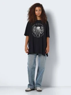 Noisy May SHORT SLEEVED PRINT TOP 11 Noisy May SHORT SLEEVED PRINT TOP -Noisy May Clothing Shop 27029098 Black 1085456 004