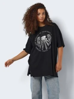 Noisy May SHORT SLEEVED PRINT TOP