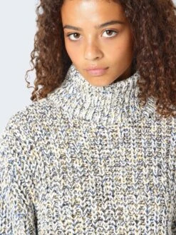Noisy May KNITTED HIGH NECK PULLOVER 12 Noisy May KNITTED HIGH NECK PULLOVER -Noisy May Clothing Shop 27029110 Eggnog 1081959 006
