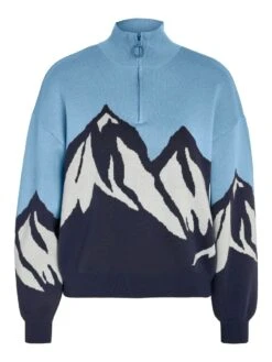 Noisy May HALF-ZIP KNITTED PULLOVER 13 Noisy May HALF-ZIP KNITTED PULLOVER -Noisy May Clothing Shop 27029253 Cerulean 1085940 001