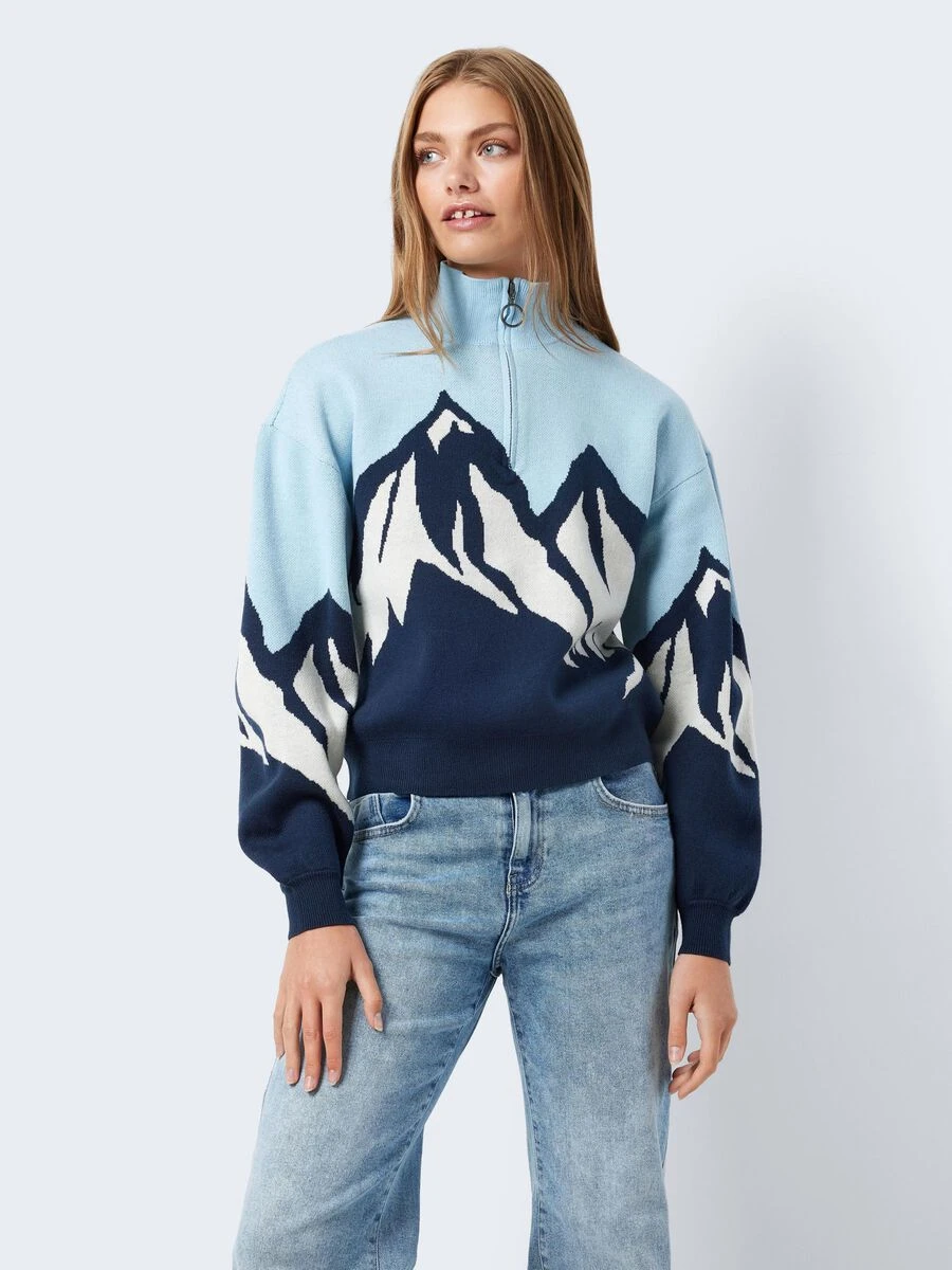 Noisy May HALF-ZIP KNITTED PULLOVER 4 Noisy May HALF-ZIP KNITTED PULLOVER - Image 2