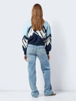 Noisy May HALF-ZIP KNITTED PULLOVER 11 Noisy May HALF-ZIP KNITTED PULLOVER -Noisy May Clothing Shop 27029253 Cerulean 1085940 005