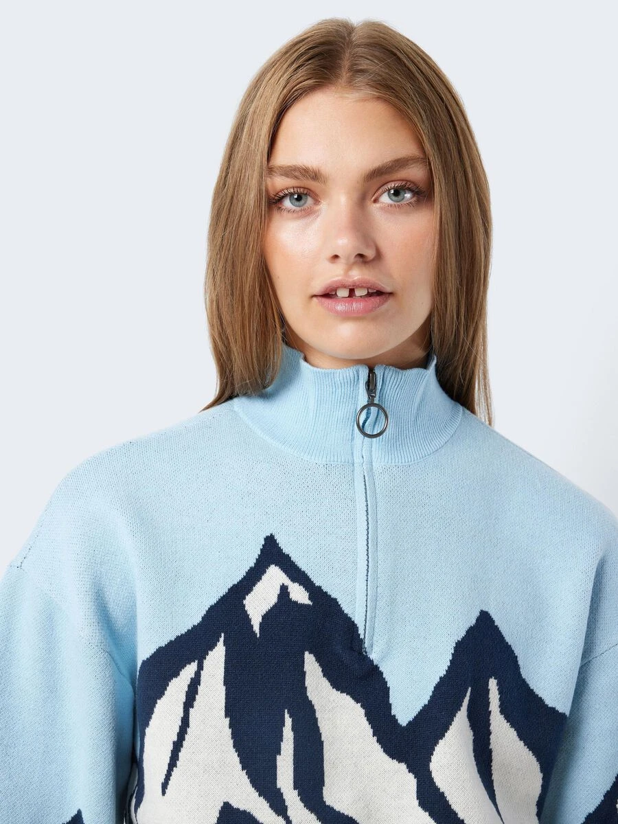 Noisy May HALF-ZIP KNITTED PULLOVER 7 Noisy May HALF-ZIP KNITTED PULLOVER - Image 5