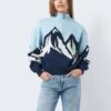 Noisy May HALF-ZIP KNITTED PULLOVER -Noisy May Clothing Shop 27029253 Cerulean 1085940 007