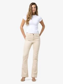 Noisy May NMSALLIE FLARED JEANS 13 Noisy May NMSALLIE FLARED JEANS -Noisy May Clothing Shop 27029277 Oatmeal 004