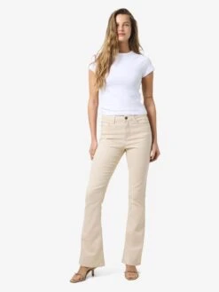 Noisy May NMSALLIE FLARED JEANS 15 Noisy May NMSALLIE FLARED JEANS -Noisy May Clothing Shop 27029277 Oatmeal 007