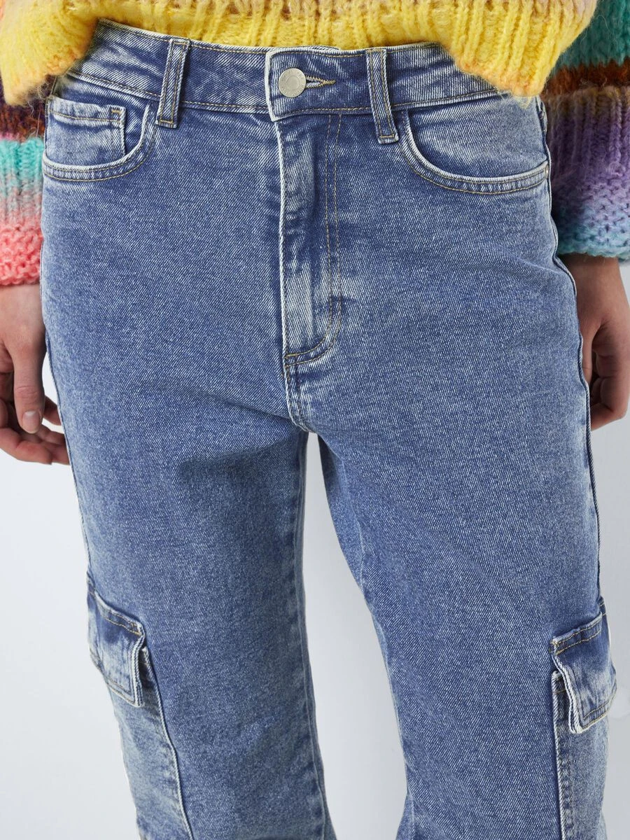 Noisy May NMMONI CROPPED CARGO JEANS 7 Noisy May NMMONI CROPPED CARGO JEANS - Image 5