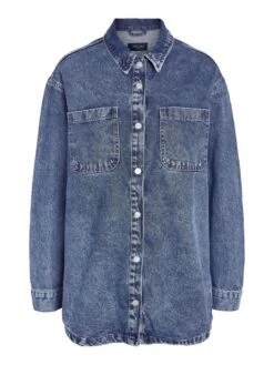 Noisy May LONG DENIM SHIRT 14 Noisy May LONG DENIM SHIRT -Noisy May Clothing Shop 27029309 MediumBlueDenim 001