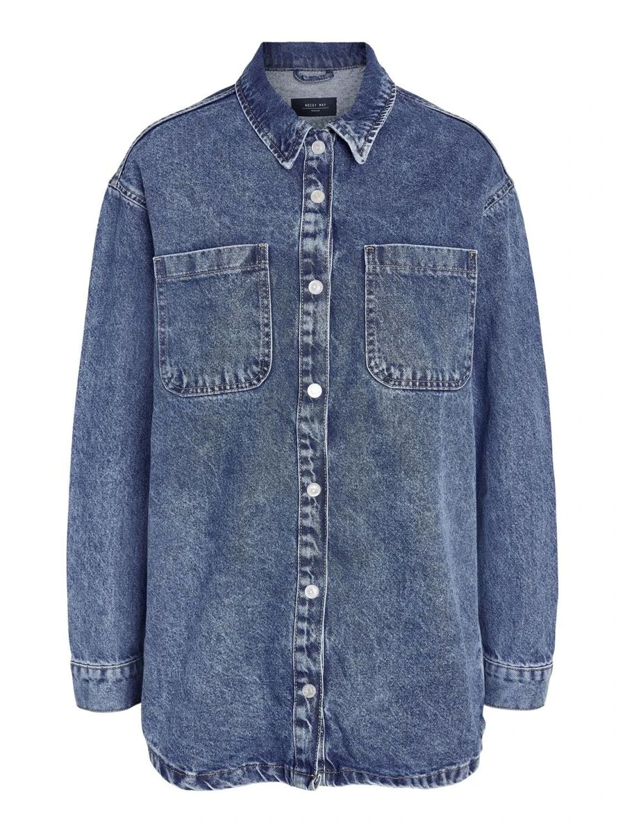 Noisy May LONG DENIM SHIRT 8 Noisy May LONG DENIM SHIRT - Image 6