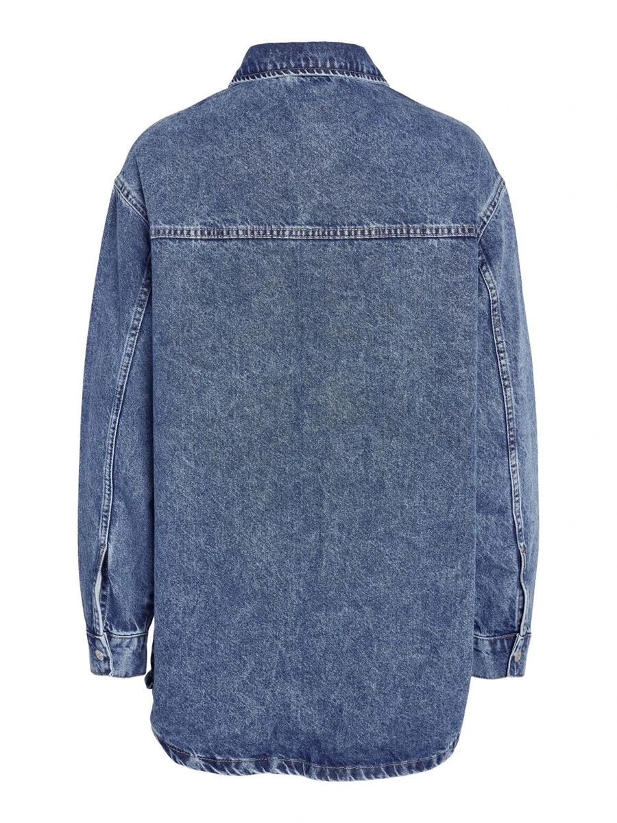 Noisy May LONG DENIM SHIRT 9 Noisy May LONG DENIM SHIRT - Image 7