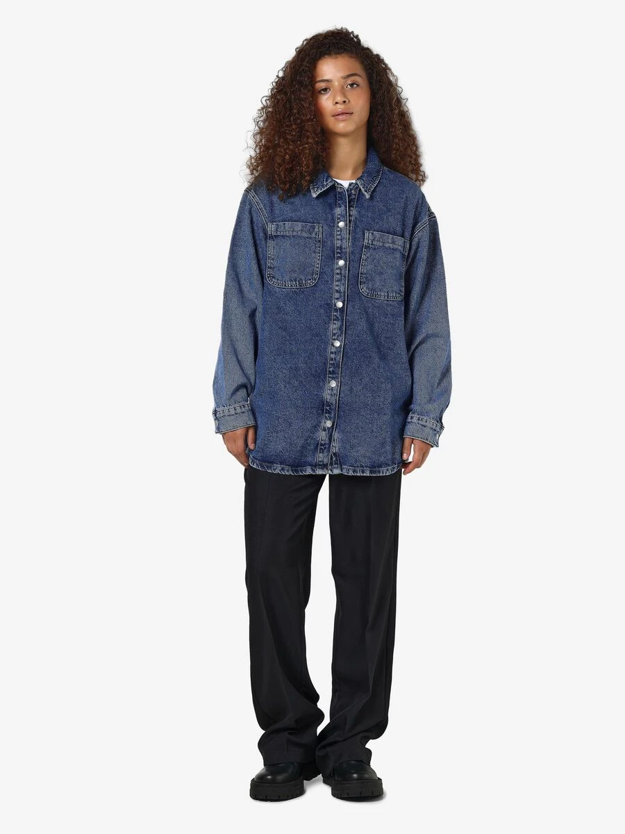 Noisy May LONG DENIM SHIRT 5 Noisy May LONG DENIM SHIRT - Image 3
