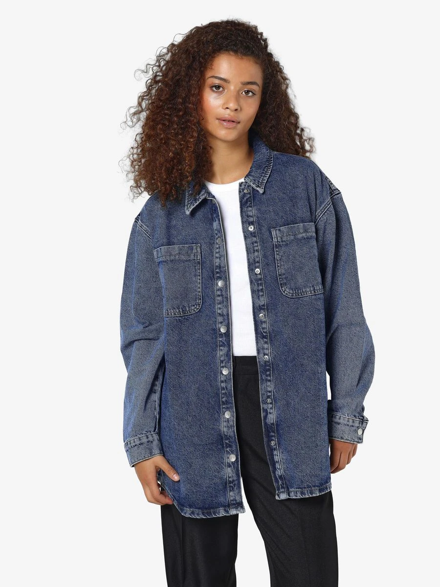 Noisy May LONG DENIM SHIRT 3 Noisy May LONG DENIM SHIRT