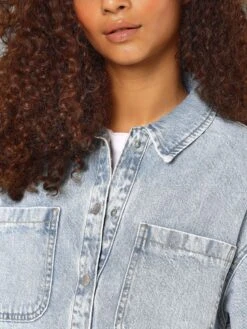 Noisy May DENIM SHIRT JACKET 13 Noisy May DENIM SHIRT JACKET -Noisy May Clothing Shop 27029311 LightBlueDenim 006