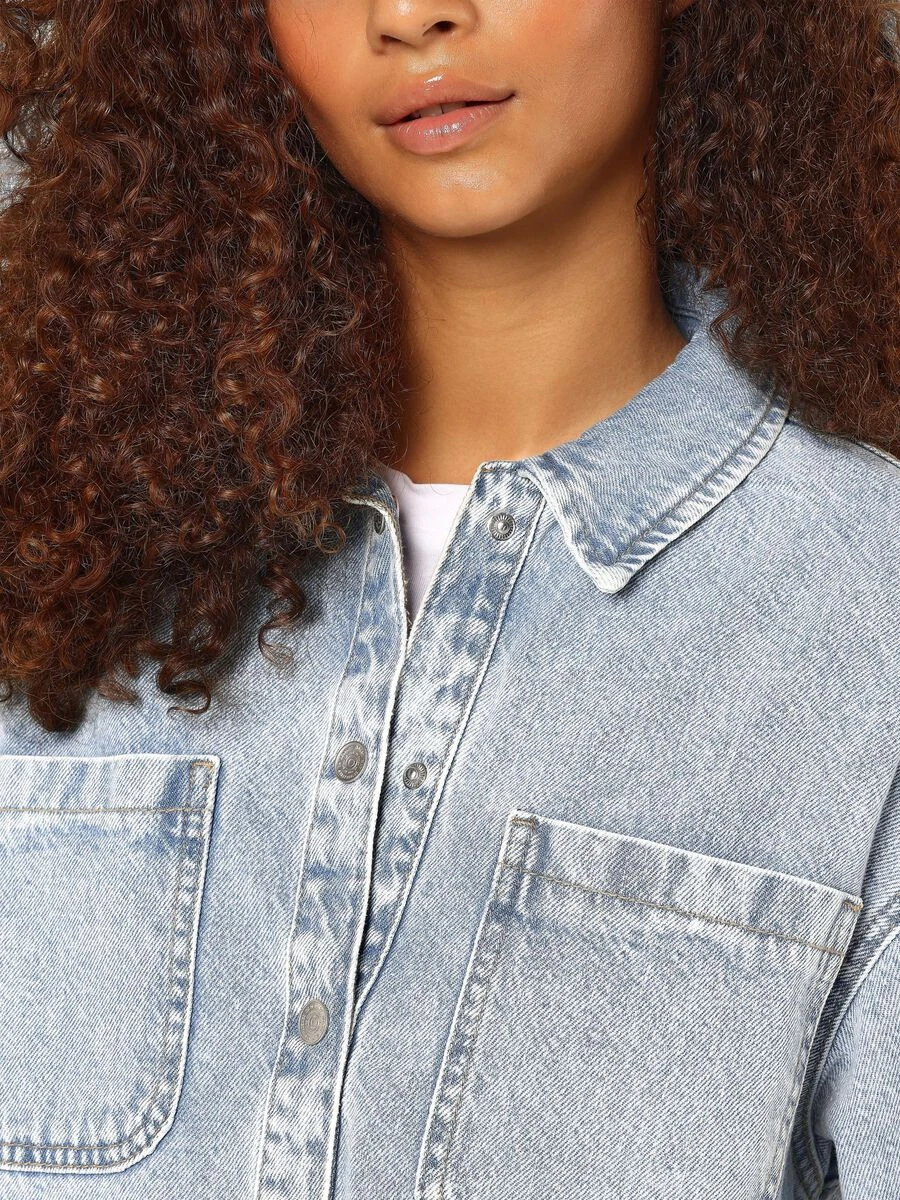 Noisy May DENIM SHIRT JACKET 7 Noisy May DENIM SHIRT JACKET - Image 5