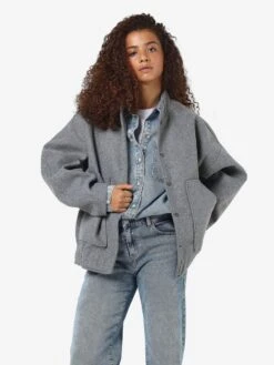 Noisy May BOMBER JACKET 14 Noisy May BOMBER JACKET -Noisy May Clothing Shop 27029328 LightGreyMelange 007