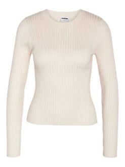 Noisy May RIBBED KNITTED PULLOVER 13 Noisy May RIBBED KNITTED PULLOVER -Noisy May Clothing Shop 27029477 Eggnog 001