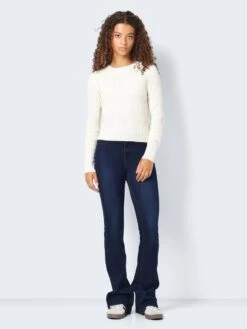 Noisy May RIBBED KNITTED PULLOVER 10 Noisy May RIBBED KNITTED PULLOVER -Noisy May Clothing Shop 27029477 Eggnog 004