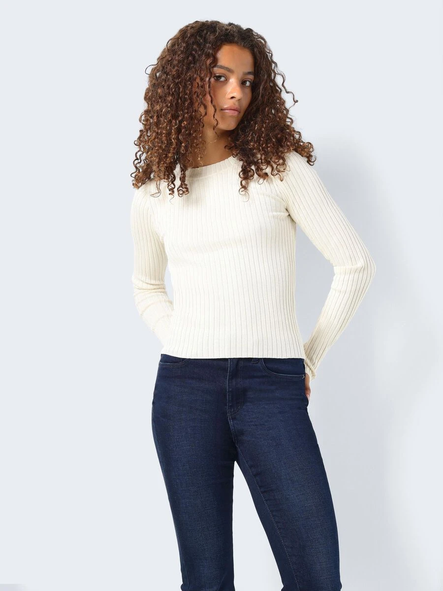 Noisy May RIBBED KNITTED PULLOVER 3 Noisy May RIBBED KNITTED PULLOVER
