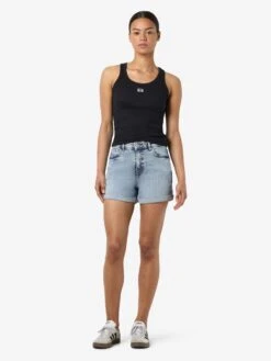 Noisy May HIGH-WAISTED DENIM SHORTS 13 Noisy May HIGH-WAISTED DENIM SHORTS -Noisy May Clothing Shop 27029490 LightBlueDenim 004