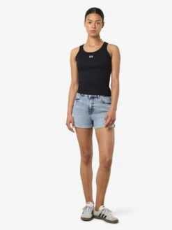 Noisy May HIGH-WAISTED DENIM SHORTS 15 Noisy May HIGH-WAISTED DENIM SHORTS -Noisy May Clothing Shop 27029490 LightBlueDenim 007