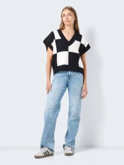 Noisy May SHORT SLEEVED KNITTED PULLOVER -Noisy May Clothing Shop 27029684 Black 1094113 004