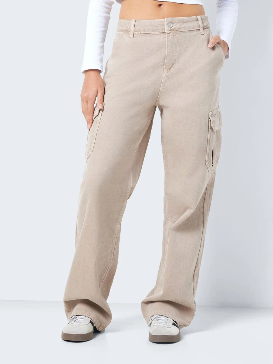Noisy May NMALEXA NORMAL WAIST CARGO JEANS 4 Noisy May NMALEXA NORMAL WAIST CARGO JEANS - Image 2