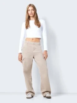 Noisy May NMALEXA NORMAL WAIST CARGO JEANS 12 Noisy May NMALEXA NORMAL WAIST CARGO JEANS -Noisy May Clothing Shop 27029708 Safari 004