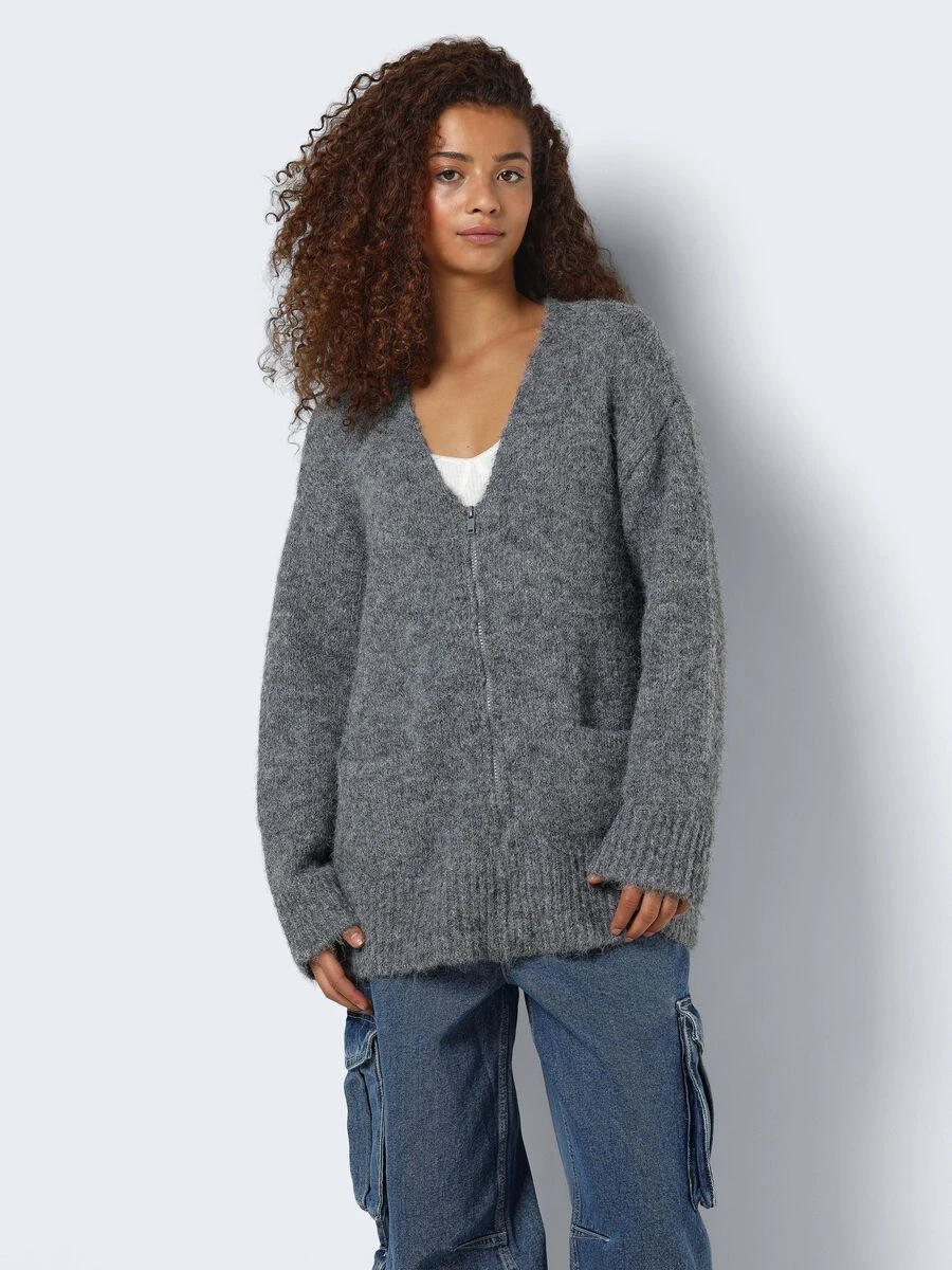 Noisy May KNITTED ZIP CARDIGAN 4 Noisy May KNITTED ZIP CARDIGAN - Image 2