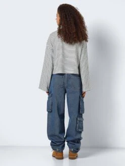 Noisy May STRIPED TOP -Noisy May Clothing Shop 27029939 BrightWhite 1112188 005