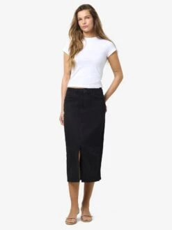 Noisy May MIDI DENIM SKIRT 13 Noisy May MIDI DENIM SKIRT -Noisy May Clothing Shop 27030078 BlackDenim 004