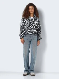 Noisy May ZEBRA PRINTED TOP 10 Noisy May ZEBRA PRINTED TOP -Noisy May Clothing Shop 27030112 Black 1100271 004