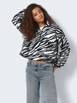 Noisy May ZEBRA PRINTED TOP