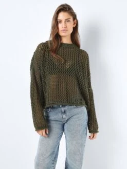 Noisy May OPEN WEAVE KNITTED PULLOVER