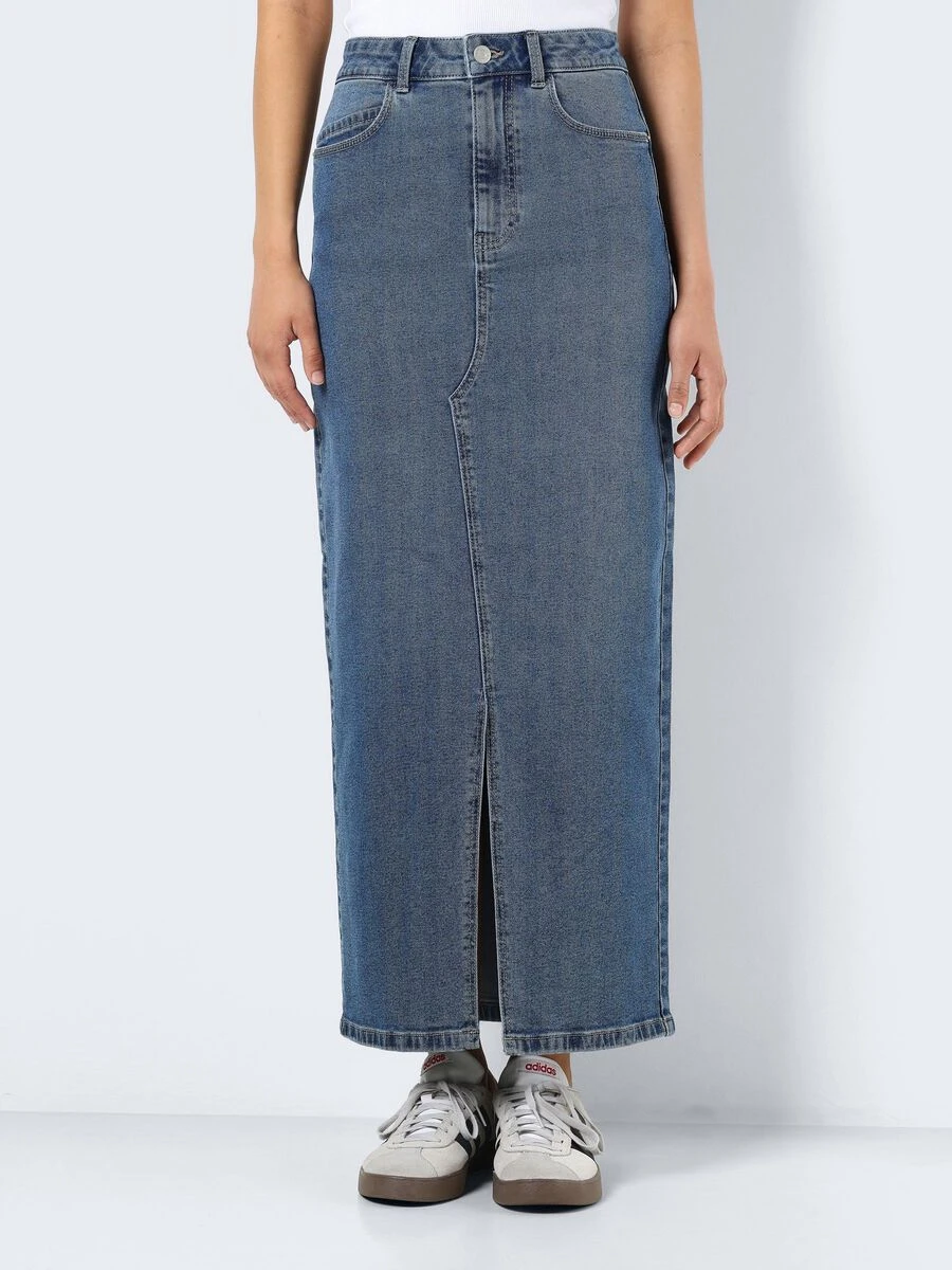 Noisy May LONG DENIM SKIRT 4 Noisy May LONG DENIM SKIRT - Image 2