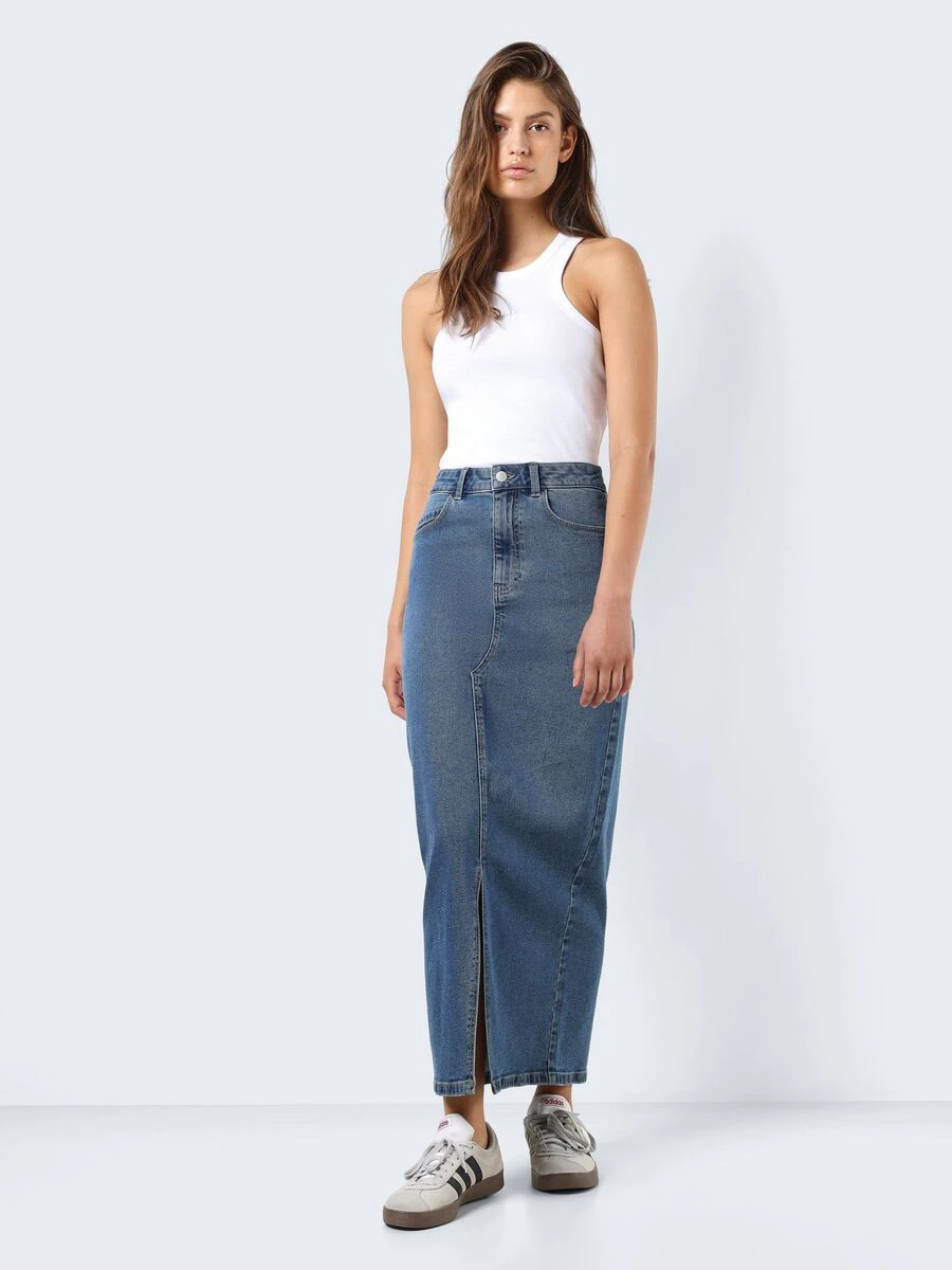 Noisy May LONG DENIM SKIRT 3 Noisy May LONG DENIM SKIRT