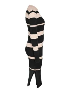Noisy May STRIPED KNITTED DRESS 15 Noisy May STRIPED KNITTED DRESS -Noisy May Clothing Shop 27030340 Black 1104767 002
