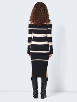 Noisy May STRIPED KNITTED DRESS 12 Noisy May STRIPED KNITTED DRESS -Noisy May Clothing Shop 27030340 Black 1104767 005