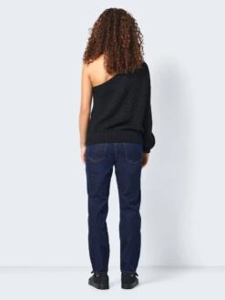 Noisy May ONE SHOULDER KNITTED PULLOVER -Noisy May Clothing Shop 27030363 Black 005