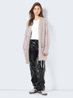 Noisy May LONG KNITTED CARDIGAN 10 Noisy May LONG KNITTED CARDIGAN -Noisy May Clothing Shop 27030436 TaupeGray 1109756 004