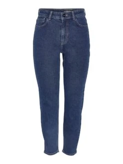 Noisy May NMMONI CROPPED HIGH WAISTED STRAIGHT FIT JEANS 16 Noisy May NMMONI CROPPED HIGH WAISTED STRAIGHT FIT JEANS -Noisy May Clothing Shop 27030448 DarkBlueDenim 001