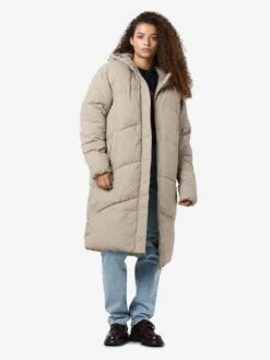 Noisy May NMTENNA LONG COAT -Noisy May Clothing Shop 27030498 Aluminum 004