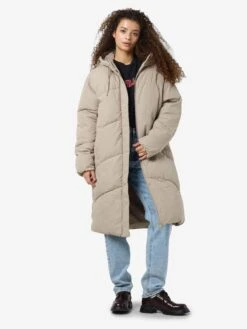 Noisy May NMTENNA LONG COAT -Noisy May Clothing Shop 27030498 Aluminum 007