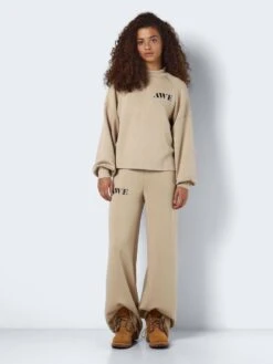 Noisy May HIGH NECK SWEATSHIRT -Noisy May Clothing Shop 27030518 WhitePepper 1125568 004