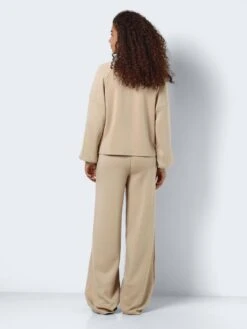 Noisy May HIGH NECK SWEATSHIRT -Noisy May Clothing Shop 27030518 WhitePepper 1125568 005