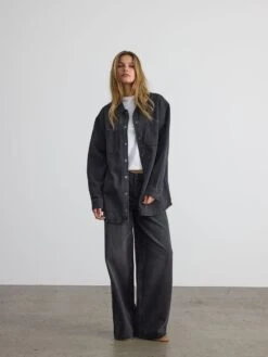 Noisy May DENIM SHACKET -Noisy May Clothing Shop 27031016 BlackDenim 009