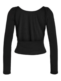Noisy May LONG SLEEVED OPEN BACK TOP -Noisy May Clothing Shop 27031147 Black 002