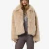 Noisy May FAUX FUR COAT 1 Noisy May FAUX FUR COAT -Noisy May Clothing Shop 27031886 Oatmeal 003