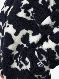 Noisy May PATTERNED FLEECE JACKET -Noisy May Clothing Shop 27032212 Black 1215771 006